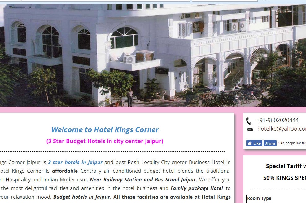 3 star hotels Jaipur